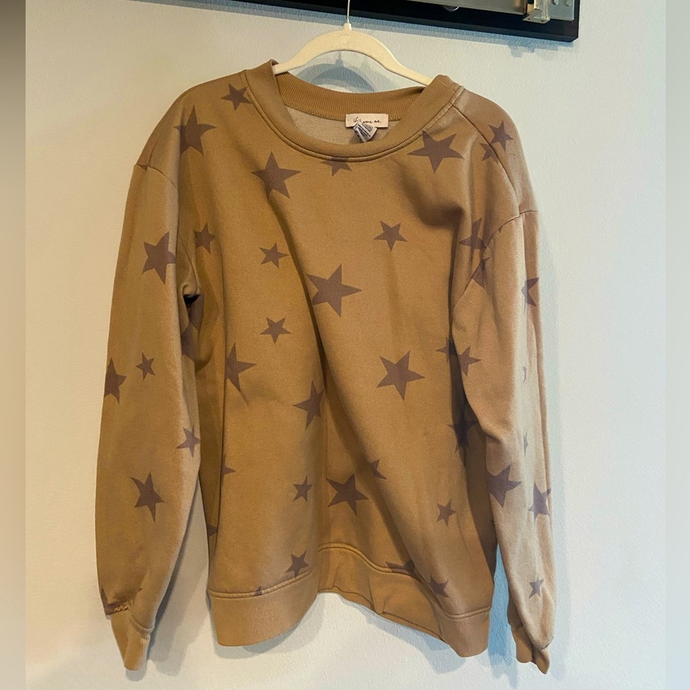 Tan Star Sweatshirt